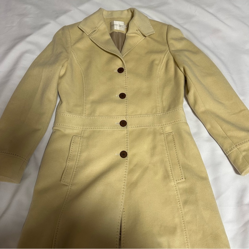 Elegant Cream Women's Coat